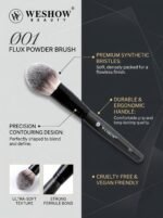 Grey Synthetic Fibres Easy Blender Large Brush For Makeup-001 - Image 4