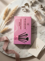 25 Pcs Set Professional Makeup Brushes Premium Synthetic Fibers - Image 7