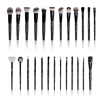 Grey Blender Brush For Makeup Synthetic Fibres Easy Blending Set Of 25 - Image 2