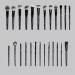 Grey Blender Brush For Makeup Synthetic Fibres Easy Blending Set Of 25 - Image 3