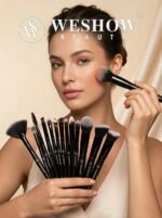 25 Pcs Set Professional Makeup Brushes Premium Synthetic Fibers - Image 3